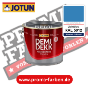Jotun Demidekk Oljetäckfärg RAL 5012 Lichtblau – ölbasierte deckende Holz- und Wetterschutzfarbe, online kaufen bei Proma Farben