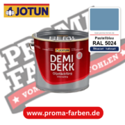 Jotun Demidekk Oljetäckfärg RAL 5024 Pastellblau – ölbasierte deckende Holz- und Wetterschutzfarbe, online kaufen bei Proma Farben