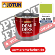 Jotun Demidekk Oljetäckfärg RAL 6039 Fasergrün – ölbasierte deckende Holz- und Wetterschutzfarbe, online kaufen bei Proma Farben