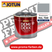Jotun Demidekk Oljetäckfärg RAL 7040 Fenstergrau – ölbasierte deckende Holz- und Wetterschutzfarbe, online kaufen bei Proma Farben