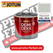 Jotun Demidekk Oljetäckfärg RAL 9018 Papyrusweiß – ölbasierte deckende Holz- und Wetterschutzfarbe, online kaufen bei Proma Farben