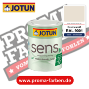 Jotun Sens Vegg/Panel/List 07 RAL 9001 Cremeweiß – emissionsarme Innenwandfarbe für Allergiker, online kaufen bei Proma Farben