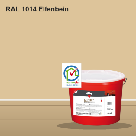 KEIM Optil Wandfarbe RAL 1014 Elfenbein – mineralische Silikat-Innenfarbe, online kaufen bei Proma Farben