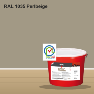 KEIM Optil Wandfarbe RAL 1035 Perlbeige – mineralische Silikat-Innenfarbe, online kaufen bei Proma Farben