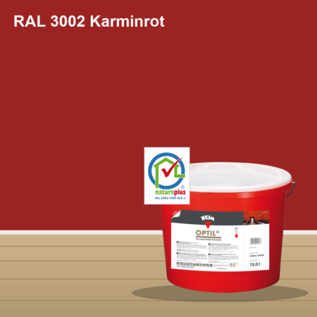 KEIM Optil Wandfarbe RAL 3002 Karminrot – mineralische Silikat-Innenfarbe, online kaufen bei Proma Farben