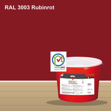 KEIM Optil Wandfarbe RAL 3003 Rubinrot – mineralische Silikat-Innenfarbe, online kaufen bei Proma Farben