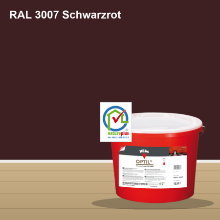 KEIM Optil Wandfarbe RAL 3007 Schwarzrot – mineralische Silikat-Innenfarbe, online kaufen bei Proma Farben