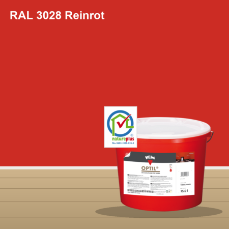 KEIM Optil Wandfarbe RAL 3028 Reinrot – mineralische Silikat-Innenfarbe, online kaufen bei Proma Farben