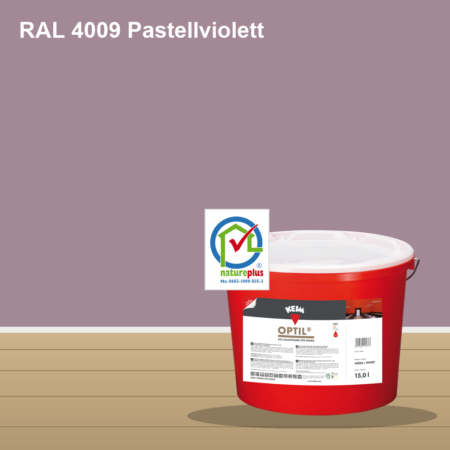 KEIM Optil Wandfarbe RAL 4009 Pastellviolett – mineralische Silikat-Innenfarbe, online kaufen bei Proma Farben