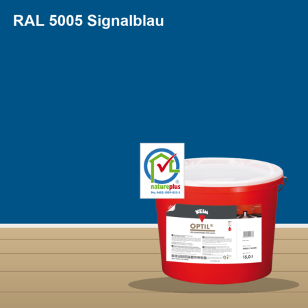 KEIM Optil Wandfarbe RAL 5005 Signalblau – mineralische Silikat-Innenfarbe, online kaufen bei Proma Farben
