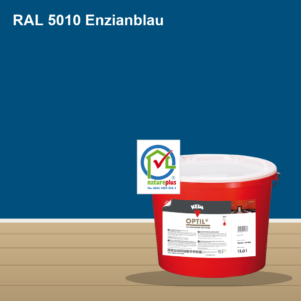 KEIM Optil Wandfarbe RAL 5010 Enzianblau – mineralische Silikat-Innenfarbe, online kaufen bei Proma Farben