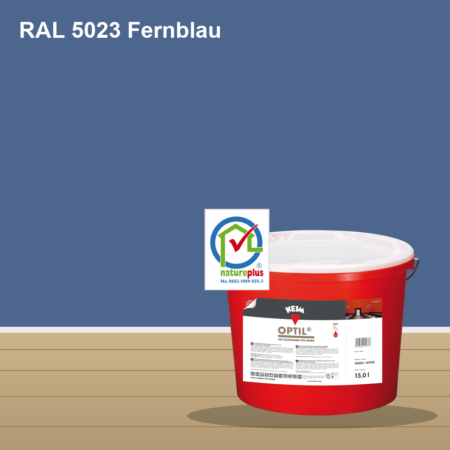 KEIM Optil Wandfarbe RAL 5023 Fernblau – mineralische Silikat-Innenfarbe, online kaufen bei Proma Farben