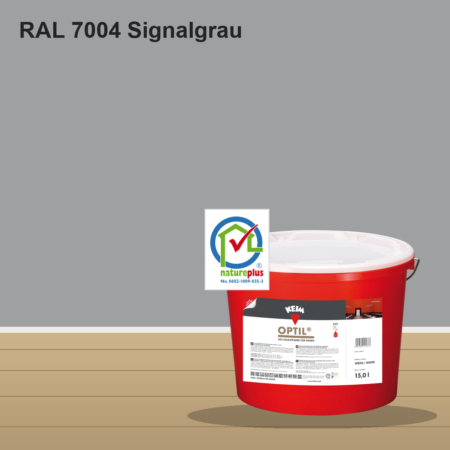 KEIM Optil Wandfarbe RAL 7004 Signalgrau – mineralische Silikat-Innenfarbe, online kaufen bei Proma Farben