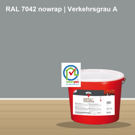 KEIM Optil Wandfarbe RAL 7042 nowrap | Verkehrsgrau A – mineralische Silikat-Innenfarbe, online kaufen bei Proma Farben