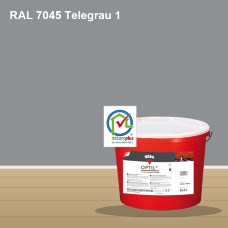 KEIM Optil Wandfarbe RAL 7045 Telegrau 1 – mineralische Silikat-Innenfarbe, online kaufen bei Proma Farben