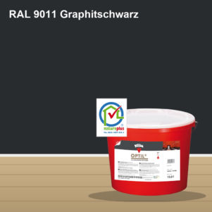 KEIM Optil Wandfarbe RAL 9011 Graphitschwarz – mineralische Silikat-Innenfarbe, online kaufen bei Proma Farben