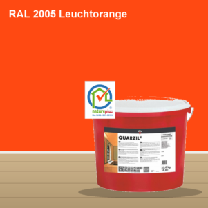 KEIM Quarzil Wandfarbe RAL 2005 Leuchtorange – mineralische Silikat-Innenfarbe, online kaufen bei Proma Farben