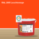 KEIM Quarzil Wandfarbe RAL 2005 Leuchtorange – mineralische Silikat-Innenfarbe, online kaufen bei Proma Farben