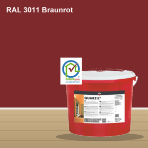 KEIM Quarzil Wandfarbe RAL 3011 Braunrot – mineralische Silikat-Innenfarbe, online kaufen bei Proma Farben
