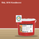 KEIM Quarzil Wandfarbe RAL 3016 Korallenrot – mineralische Silikat-Innenfarbe, online kaufen bei Proma Farben