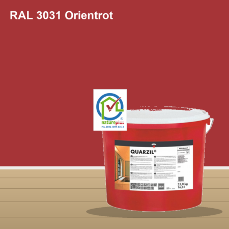 KEIM Quarzil Wandfarbe RAL 3031 Orientrot – mineralische Silikat-Innenfarbe, online kaufen bei Proma Farben