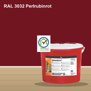 KEIM Quarzil Wandfarbe RAL 3032 Perlrubinrot – mineralische Silikat-Innenfarbe, online kaufen bei Proma Farben