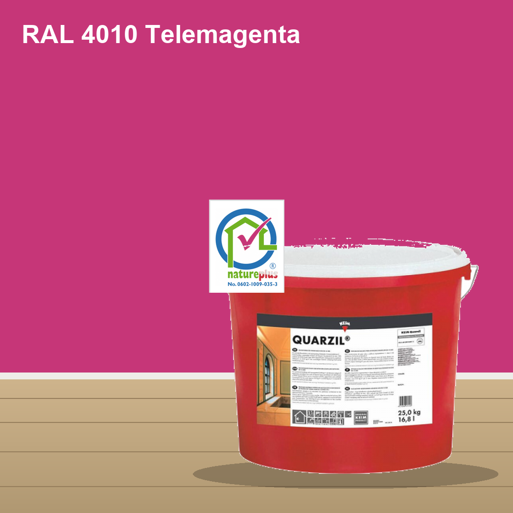 KEIM Quarzil Wandfarbe RAL 4010 Telemagenta – mineralische Silikat-Innenfarbe, online kaufen bei Proma Farben
