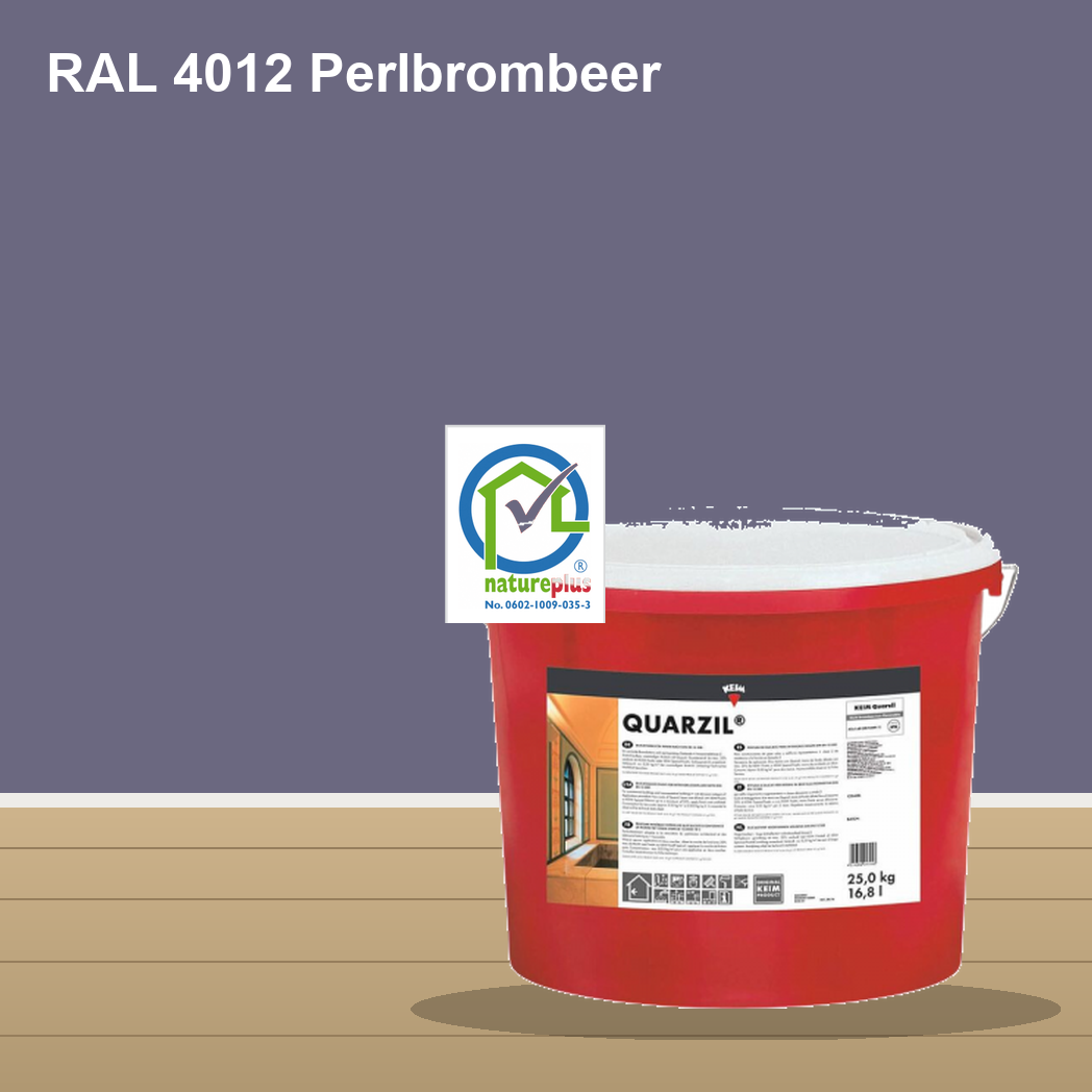 KEIM Quarzil Wandfarbe RAL 4012 Perlbrombeer – mineralische Silikat-Innenfarbe, online kaufen bei Proma Farben