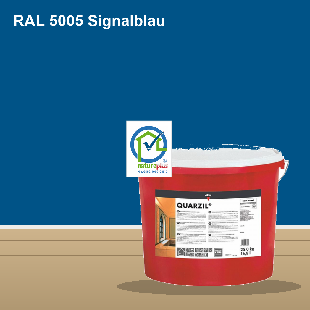 KEIM Quarzil Wandfarbe RAL 5005 Signalblau – mineralische Silikat-Innenfarbe, online kaufen bei Proma Farben