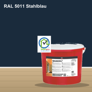 KEIM Quarzil Wandfarbe RAL 5011 Stahlblau – mineralische Silikat-Innenfarbe, online kaufen bei Proma Farben
