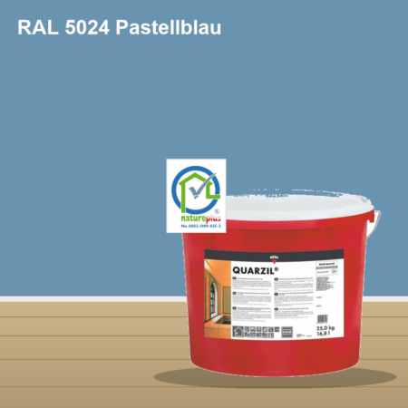 KEIM Quarzil Wandfarbe RAL 5024 Pastellblau – mineralische Silikat-Innenfarbe, online kaufen bei Proma Farben