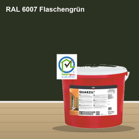 KEIM Quarzil Wandfarbe RAL 6007 Flaschengrün – mineralische Silikat-Innenfarbe, online kaufen bei Proma Farben