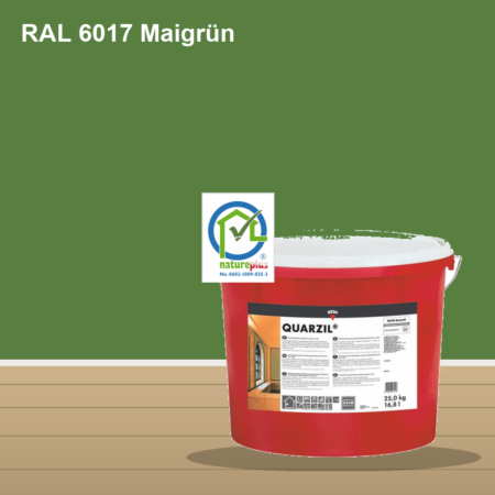 KEIM Quarzil Wandfarbe RAL 6017 Maigrün – mineralische Silikat-Innenfarbe, online kaufen bei Proma Farben