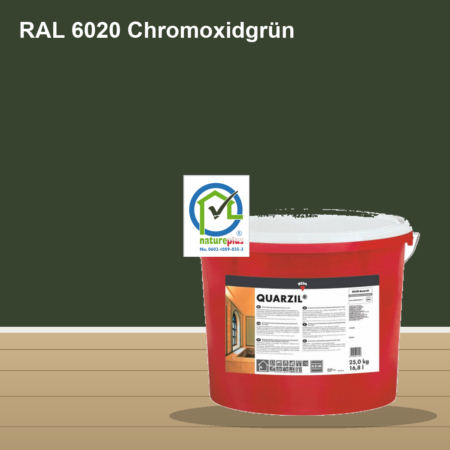 KEIM Quarzil Wandfarbe RAL 6020 Chromoxidgrün – mineralische Silikat-Innenfarbe, online kaufen bei Proma Farben