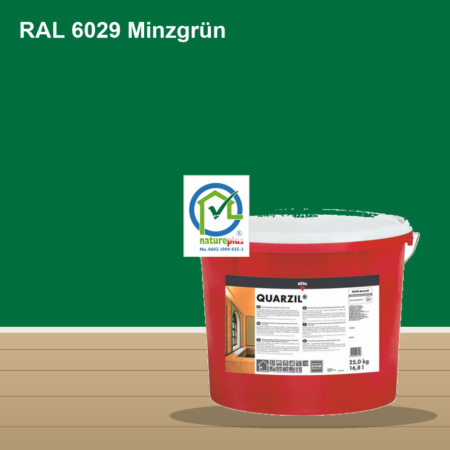 KEIM Quarzil Wandfarbe RAL 6029 Minzgrün – mineralische Silikat-Innenfarbe, online kaufen bei Proma Farben