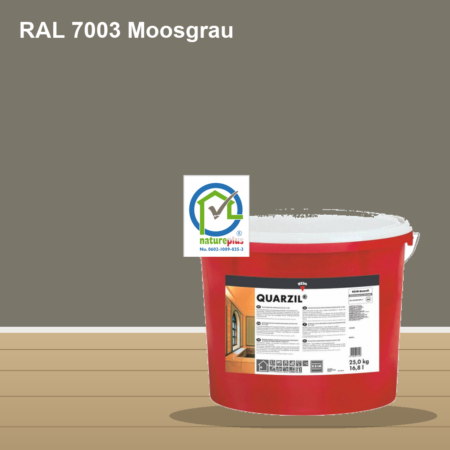 KEIM Quarzil Wandfarbe RAL 7003 Moosgrau – mineralische Silikat-Innenfarbe, online kaufen bei Proma Farben