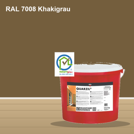 KEIM Quarzil Wandfarbe RAL 7008 Khakigrau – mineralische Silikat-Innenfarbe, online kaufen bei Proma Farben