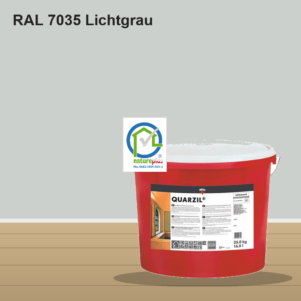 KEIM Quarzil Wandfarbe RAL 7035 Lichtgrau – mineralische Silikat-Innenfarbe, online kaufen bei Proma Farben