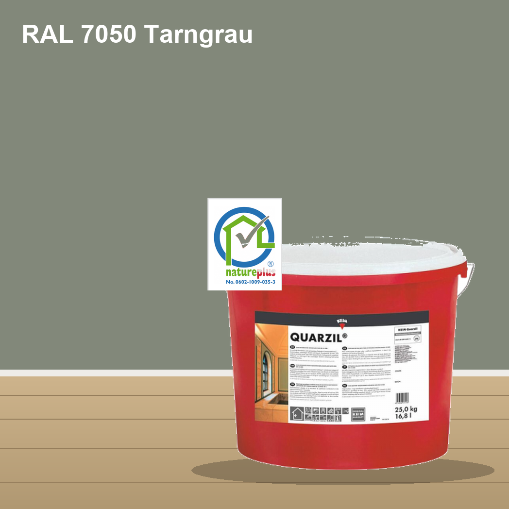 KEIM Quarzil Wandfarbe RAL 7050 Tarngrau – mineralische Silikat-Innenfarbe, online kaufen bei Proma Farben