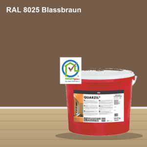 KEIM Quarzil Wandfarbe RAL 8025 Blassbraun – mineralische Silikat-Innenfarbe, online kaufen bei Proma Farben