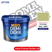 Jotun Demidekk Infinity Pure Mat RAL 1000 Grünbeige