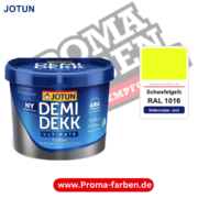 Jotun Demidekk Infinity Pure Mat RAL 1016 Schwefelgelb