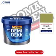 Jotun Demidekk Infinity Pure Mat RAL 1020 Olivgelb