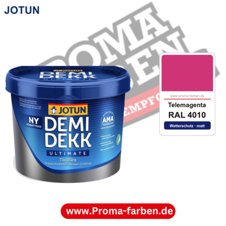 Jotun Demidekk Infinity Pure Mat RAL 4010 Telemagenta