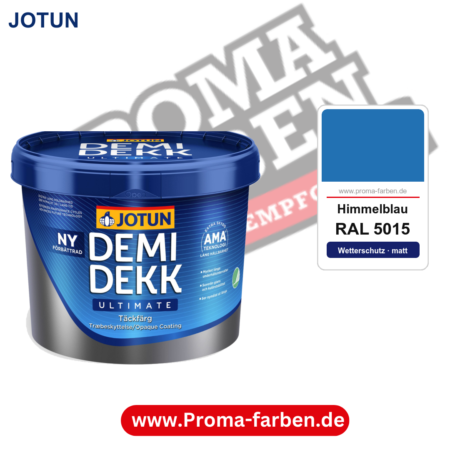 Jotun Demidekk Infinity Pure Mat RAL 5015 Himmelblau