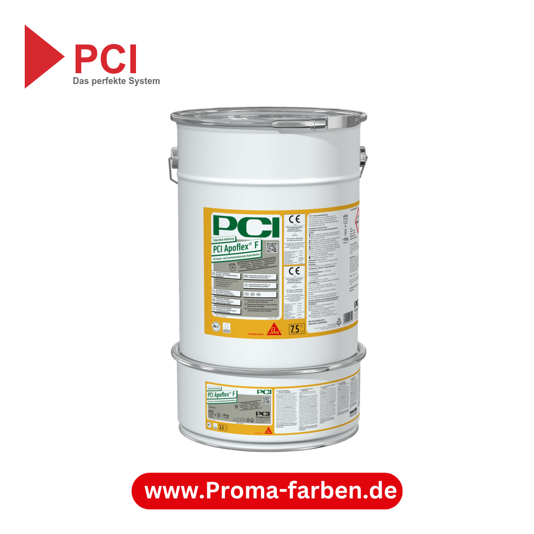PCI Apoflex F 2K Polyurethan-Abdichtung Grau - 10 Kg