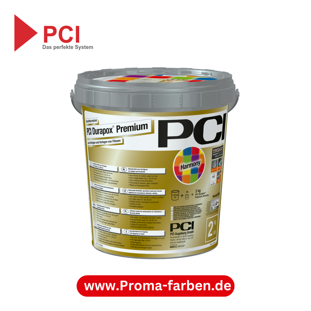PCI Durapox Premium Harmony 2K Epoxidharz-Mörtel Neutral - 2 Kg