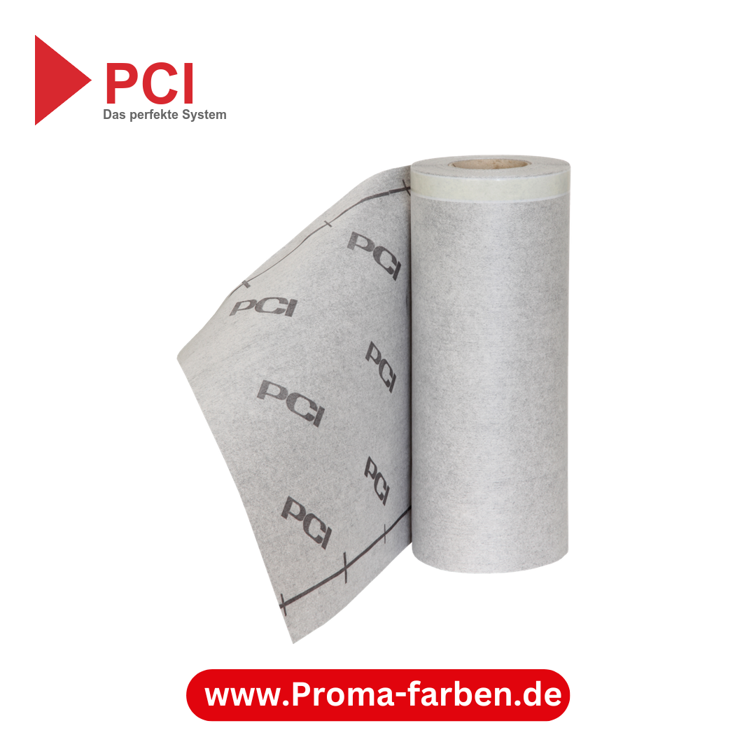 PCI Pecitape PB Spezial Dichtband, 2 cm Klebestreifen 40 cm breit Blau - 20 m Rolle