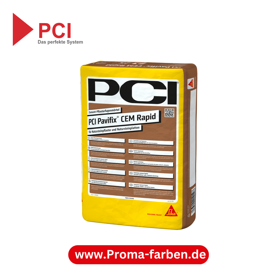 PCI Pavifix CEM Rapid Zement-Pflasterfugenmörtel - 25 Kg