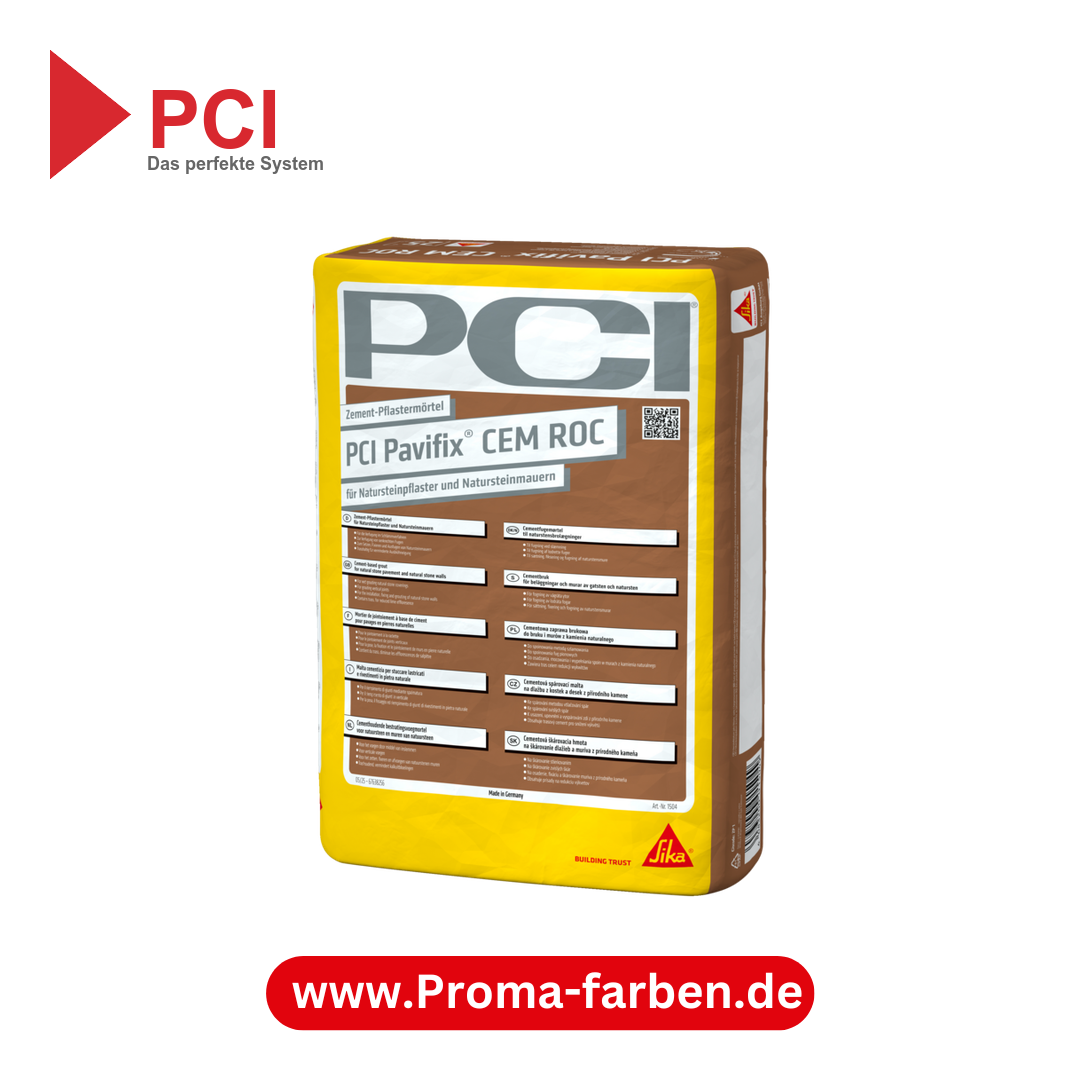 PCI Pavifix CEM ROC Zement-Pflasterfugenmörtel - 25 Kg